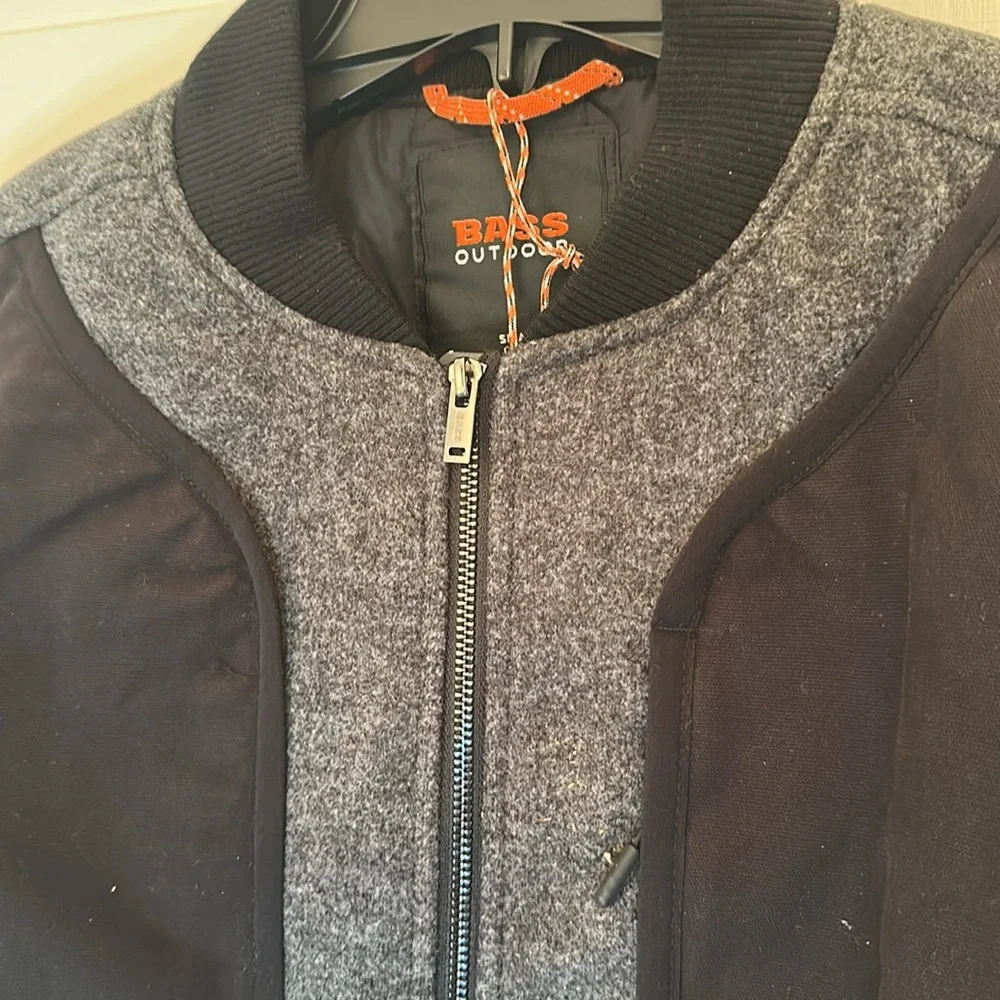 Bass Outdoor Hero Bomber‎ Jacket Black size S NWT
